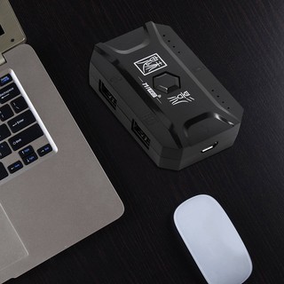 Plug and play gamepad pubg mobile controller gaming keyboard mouse converter bluetooth 5.0 cho android adapter cho ios