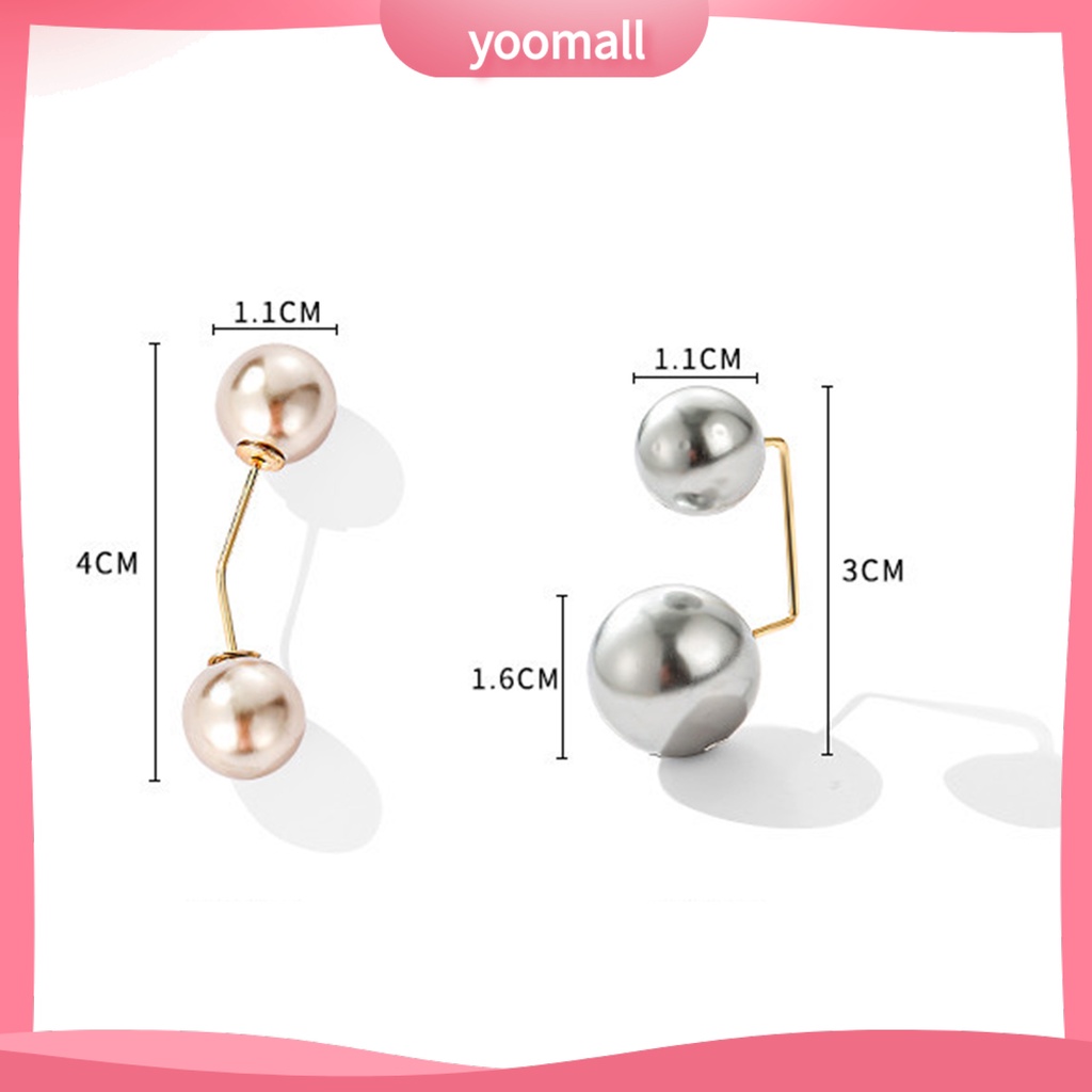 Set 3 Ghim Cài Áo Đính Ngọc Trai Nhân Tạo Thời Trang