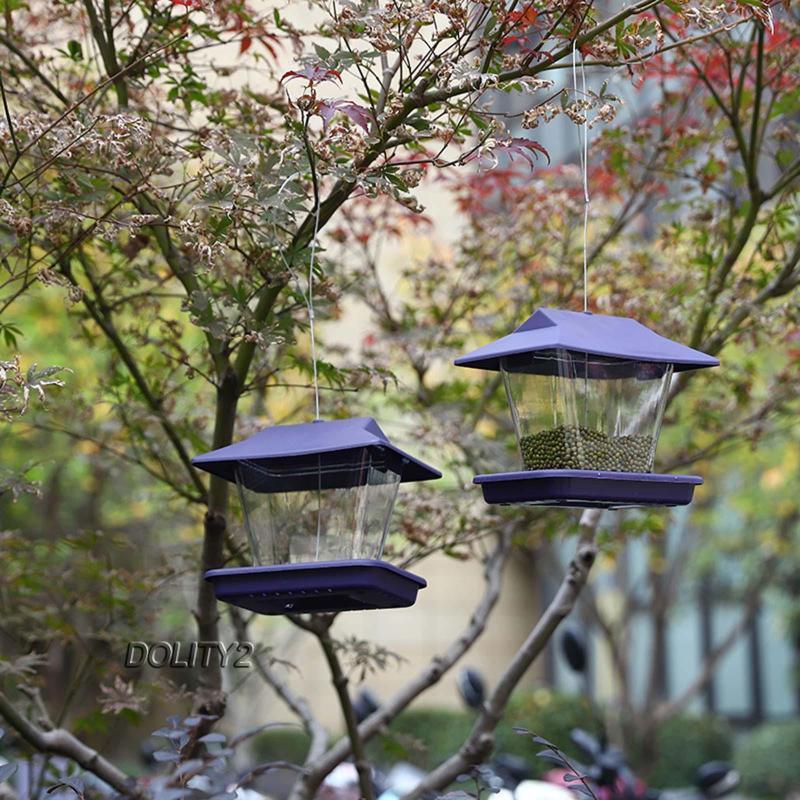 Bird Feeders Outdoors Hanging Birds Feeding Portable Parrot Food Dispenser for Cockatoo Budgie Canary Finch Cockatiels Starlings