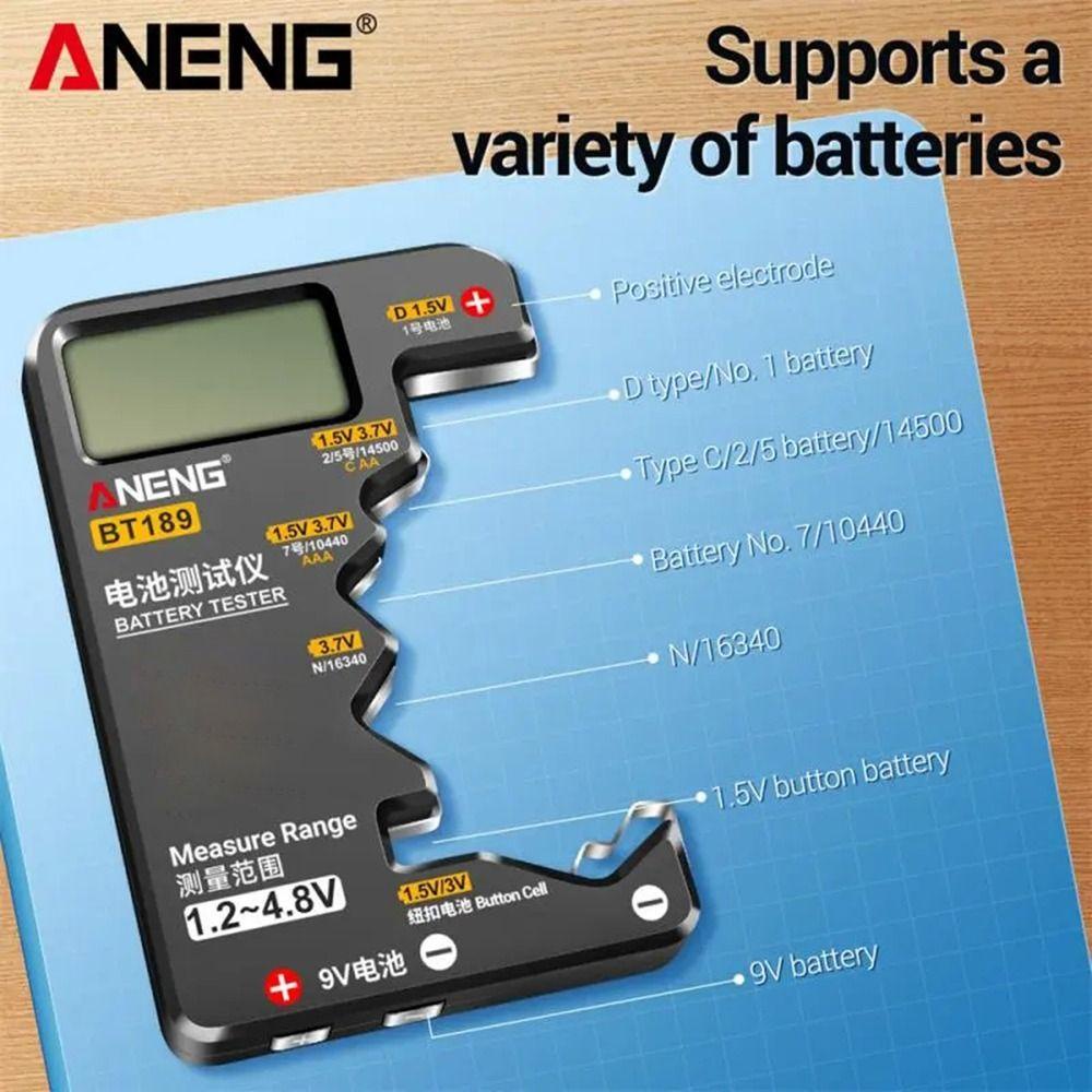Dụng Cụ Kiểm Tra Pin Màn Hình LCD Chuyên Nghiệp Độ Chính Xác Cao Cho ANENG BT189