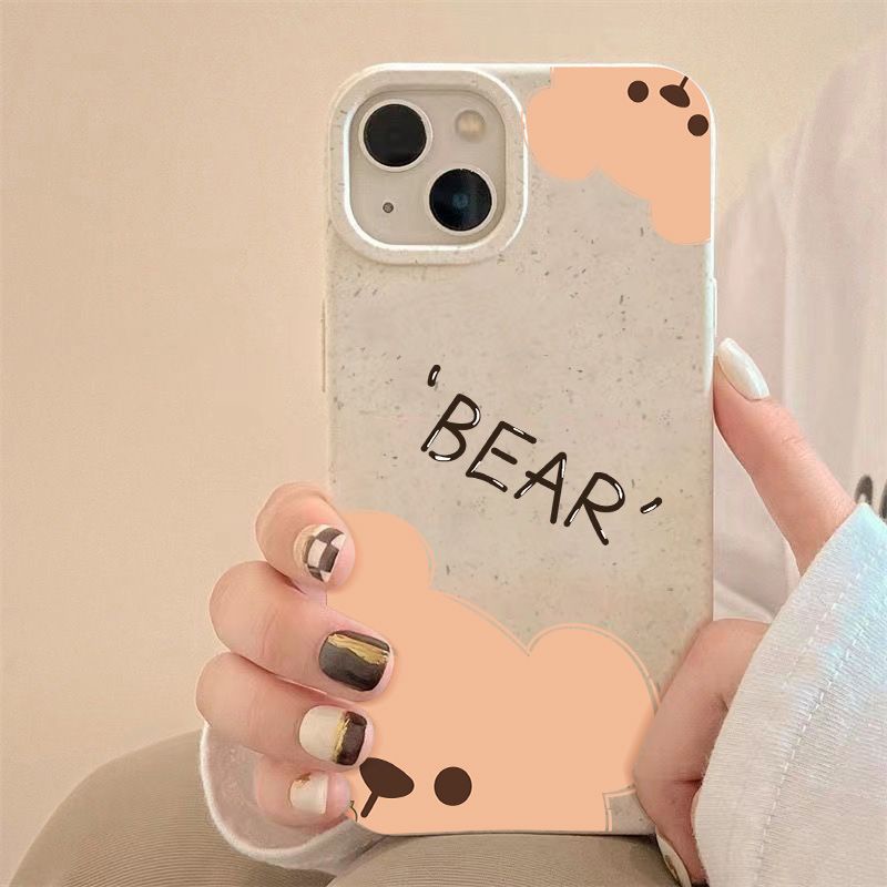 Ốp Điện Thoại Dẻo Họa Tiết Hoạt Hình Chú Gấu Nhỏ Dễ Thương Chống Sốc Cho Iphone 7 14pro11max 8iPhone1213 plus