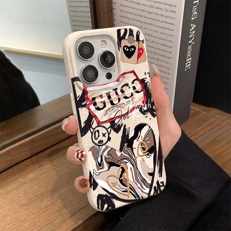 Ốp Điện Thoại Mềm Chống Sốc In Hình Trái Tim Cho Iphone 13Iphone 12 8 Plus 14 Pro 11 7 IM1E