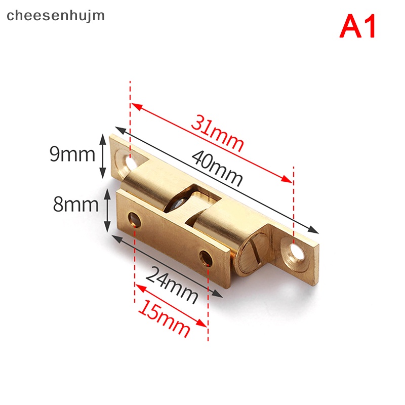 1 Chốt Cửa Lò Xo Bằng Đồng Thau Kích Thước 42 / 50 / 60 / 70mm Chất Lượng Cao