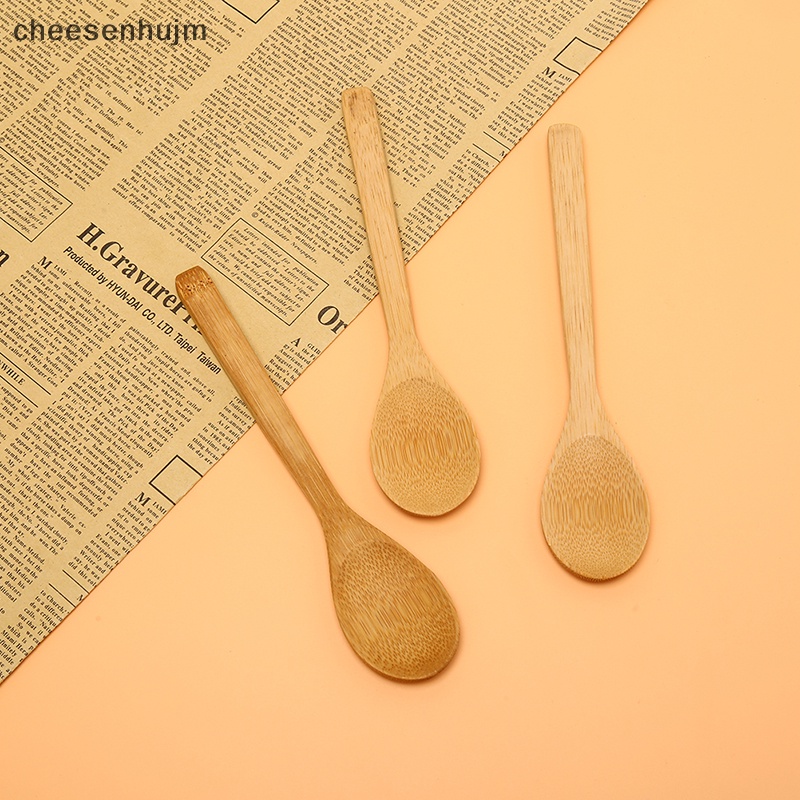 Muỗng Múc Canh / Trà / Cà Phê Bằng Tre Hình Tròn Tiện Dụng Cho Nhà Bếp