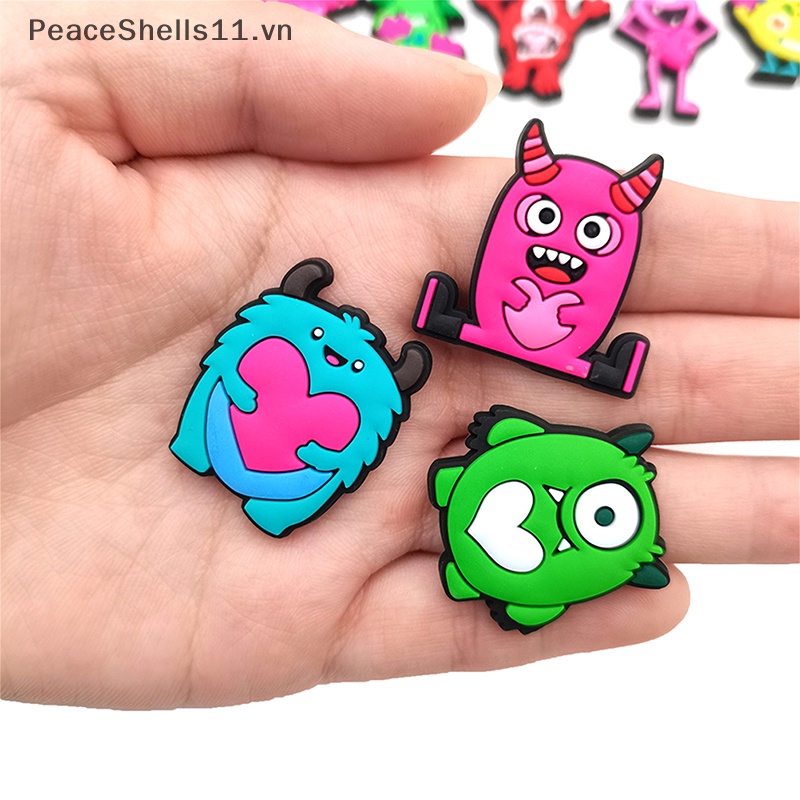 Peaceshells Bộ 5 Xăng đan Hoạt Hình Cho Bé Gái DIY Aceessories Fit croc Làm Quà Tặng