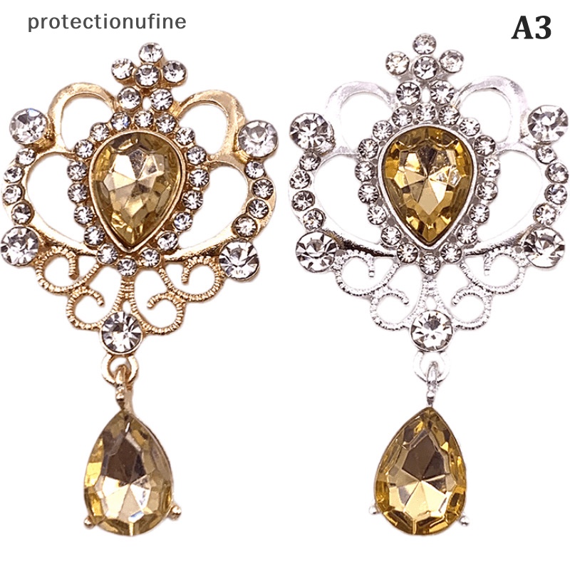 Trâm Cài Áo Đính Đá Màu Vàng Thời Trang DIY PR3VN