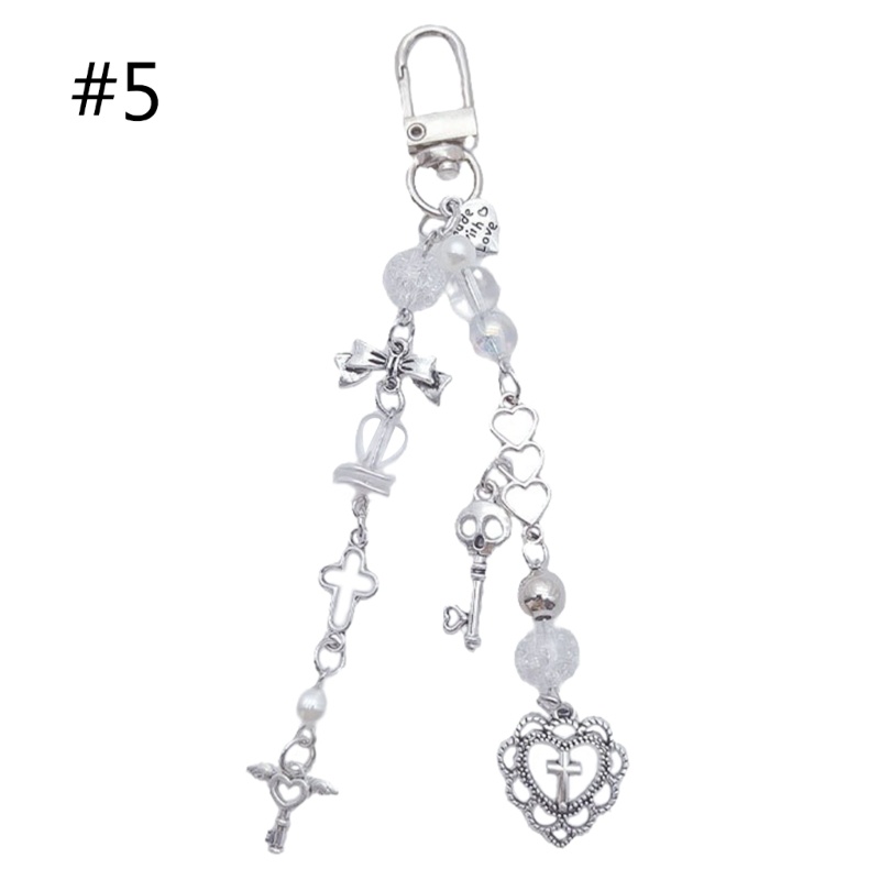 Hik Dây Đeo Điện Thoại Hình Ngôi Sao Năm Cánh Đính Hạt Phối Tua Rua Dễ Thương