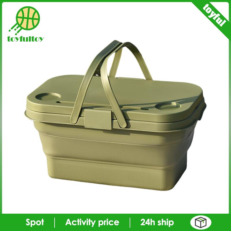 Giỏ Đựng Đồ Dùng Có Thể Gấp Gọn Tiện Dụng Mang Theo Cắm Trại / Dã Ngoại