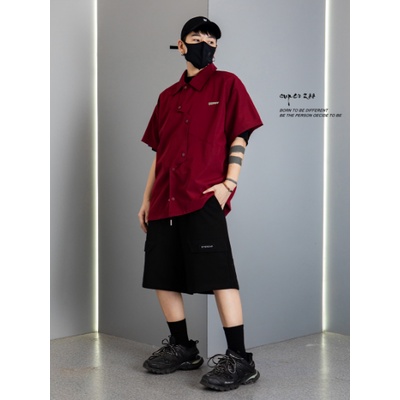 Áo Sơ Mi Tay Ngắn Phong Cách Đường Phố Mùa Hè Thời Trang Cao Cấp Cho Nam