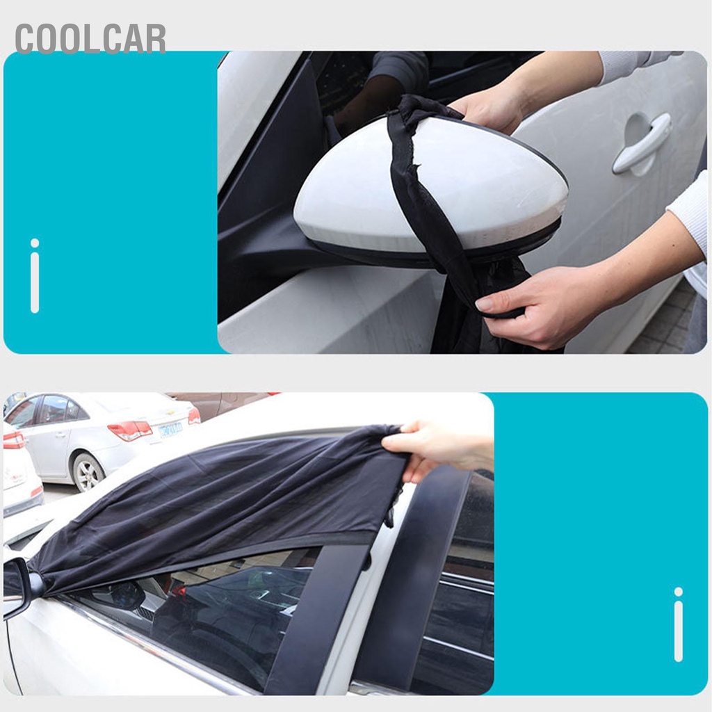 2 Chiếc Màn Lưới Che Nắng Cửa Sổ Xe Hơi - Chống Nắng Và Tia UV Thoáng Khí Màn Cho Xe Cắm Trại - CoolCar