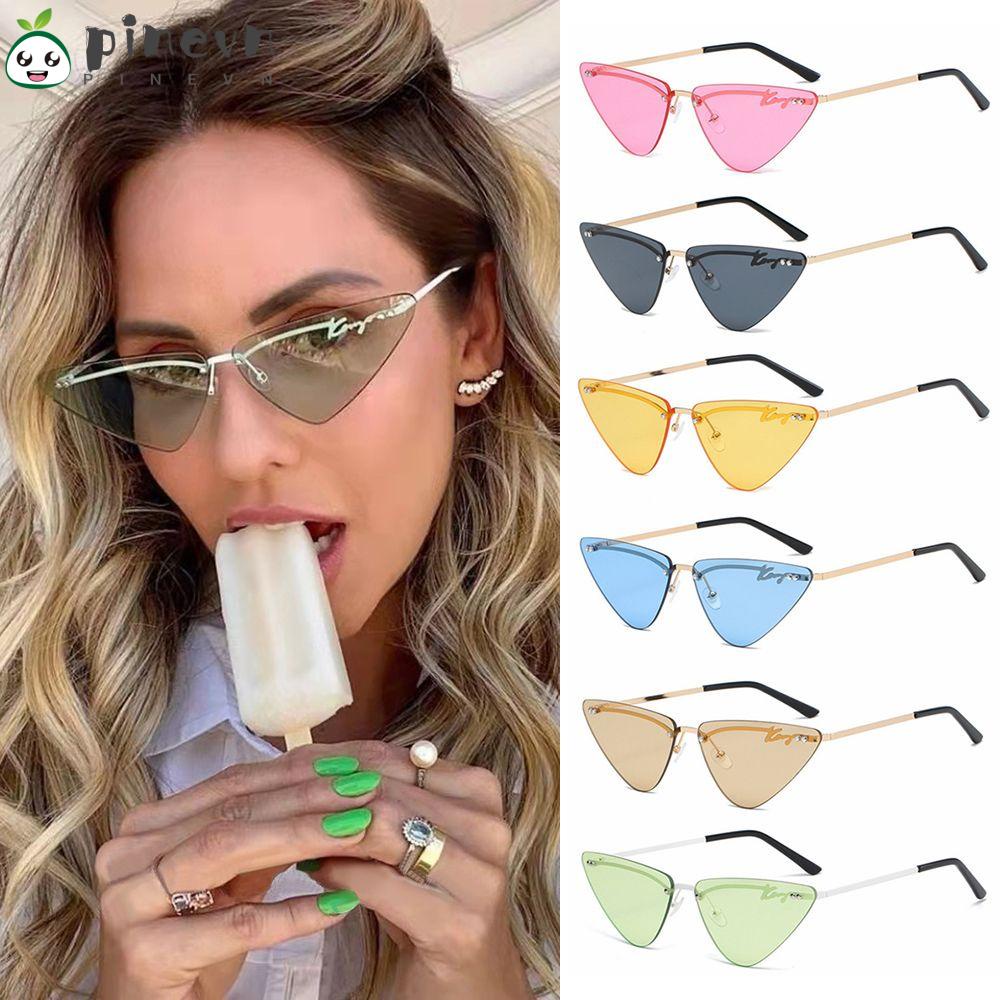 Kính Mát Không Gọng Phong Cách Retro Thời Trang Cho Nữ