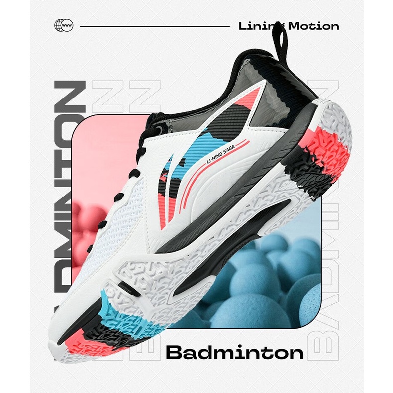 Giày Cầu Lông Lining AYTT003-2 Trắng đen Chính hãng 2023