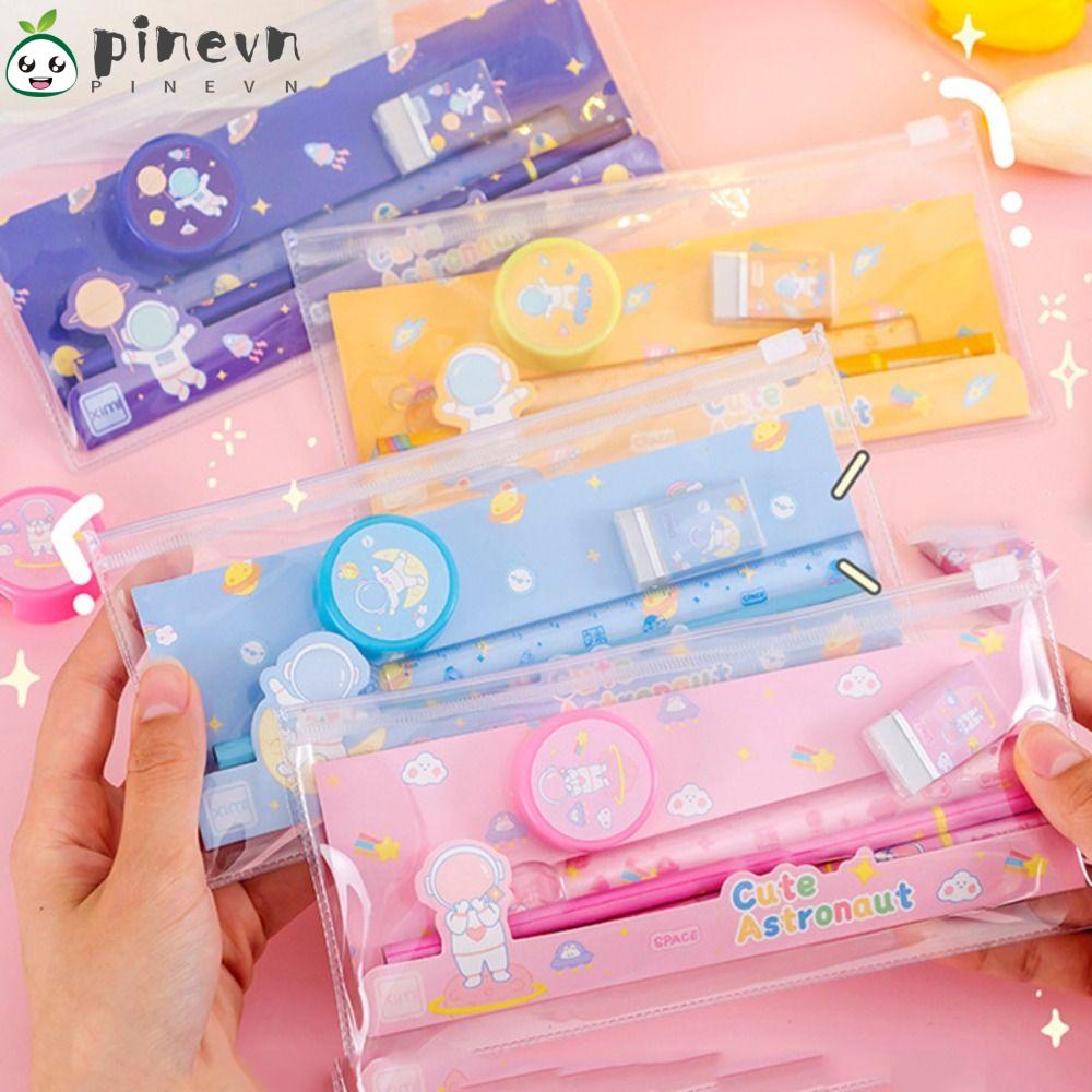 Cục Tẩy Bút Chì 5 Trong 1 Bằng Nhựa Hình Phi Hành Gia Dành Cho Học Sinh