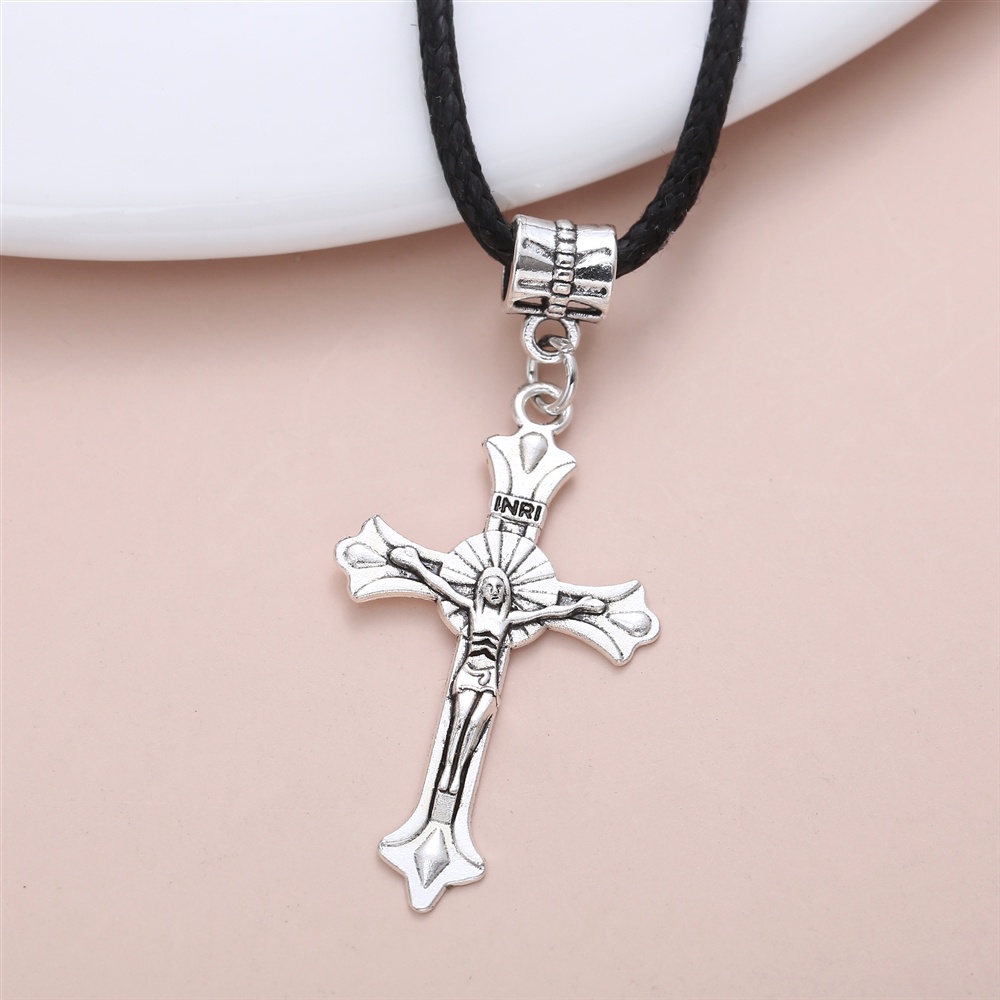 Set 20 Mặt Vòng cổ Hình Thánh Giá Bằng Hợp Kim Chất Lượng Cao