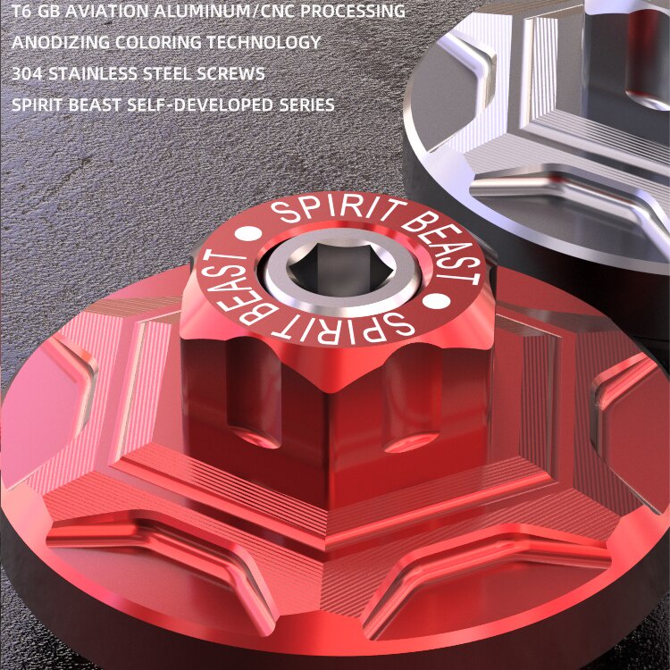 Spirit beast CNC Honda PCX150 160 ADV LEAD125 Click Dầu thoát dầu cắm vít tinh thần quái thú sửa đổi xe máy từ dầu sump hạt dầu sump phù hợp