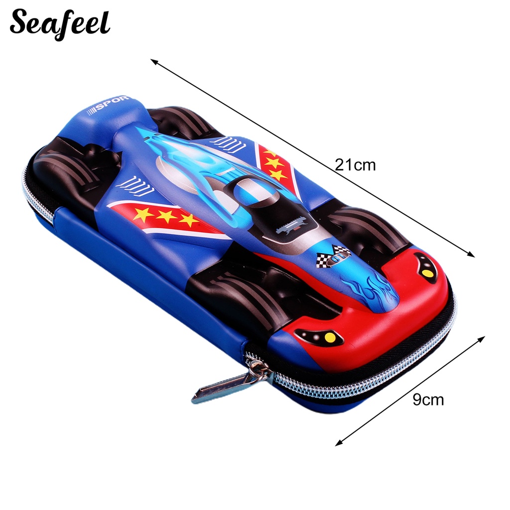 Túi Đựng Bút Chì Sức Chứa Lớn Có Khóa Kéo Bề Mặt Mịn Cho Xe Hơi