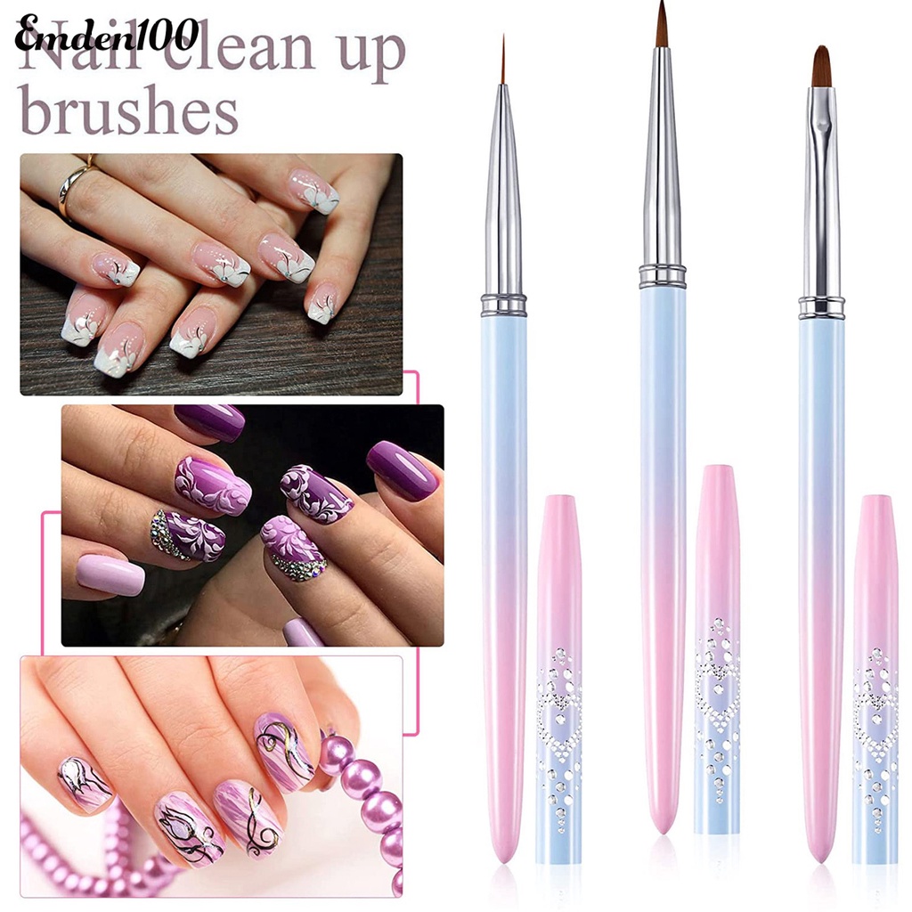 Cọ Vẽ Trang Trí Móng Tay Nghệ Thuật Màu Sắc Sống Động