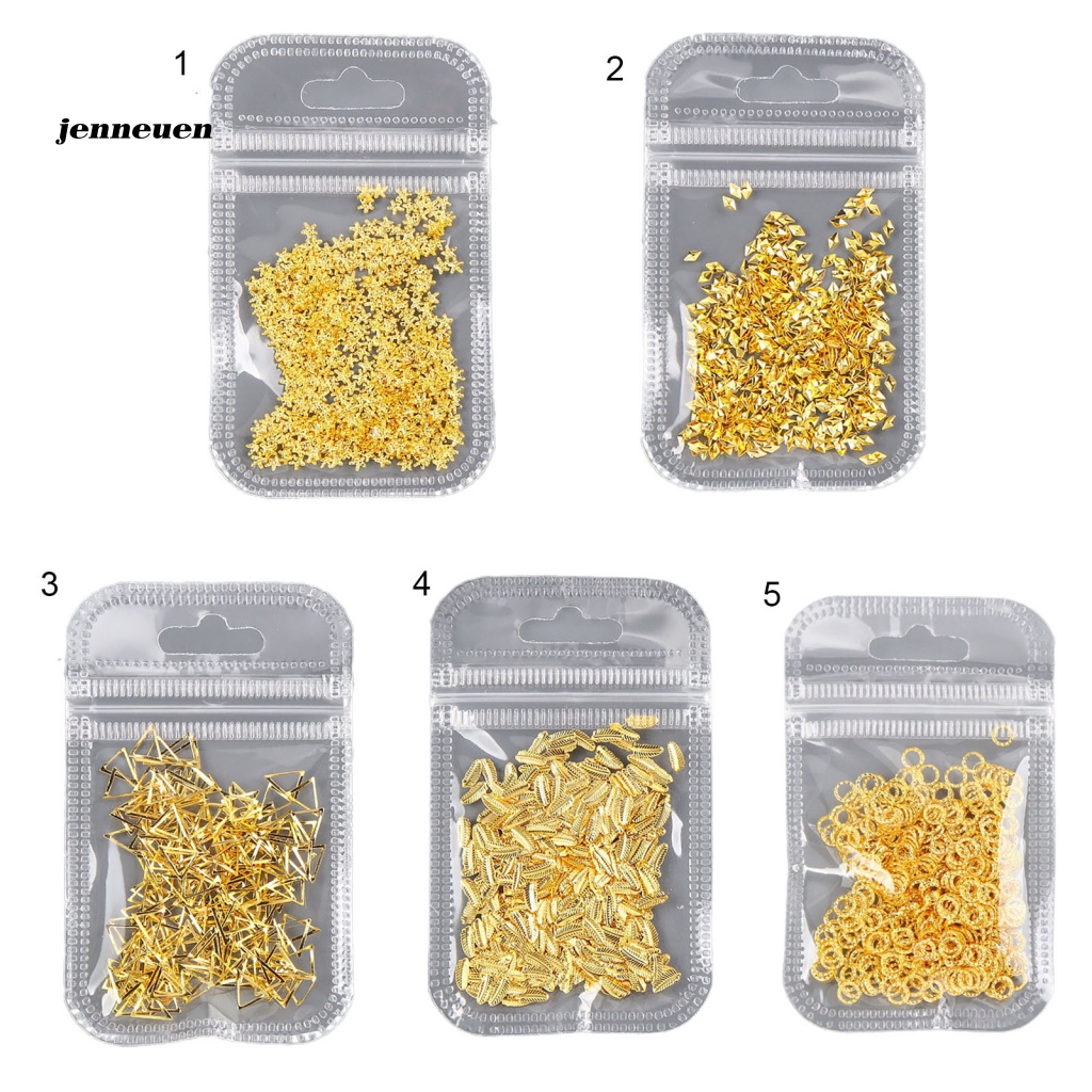 Set 500 Hạt Kim Sa Mini Trang Trí Móng Tay Chống Rơi Tiện Dụng