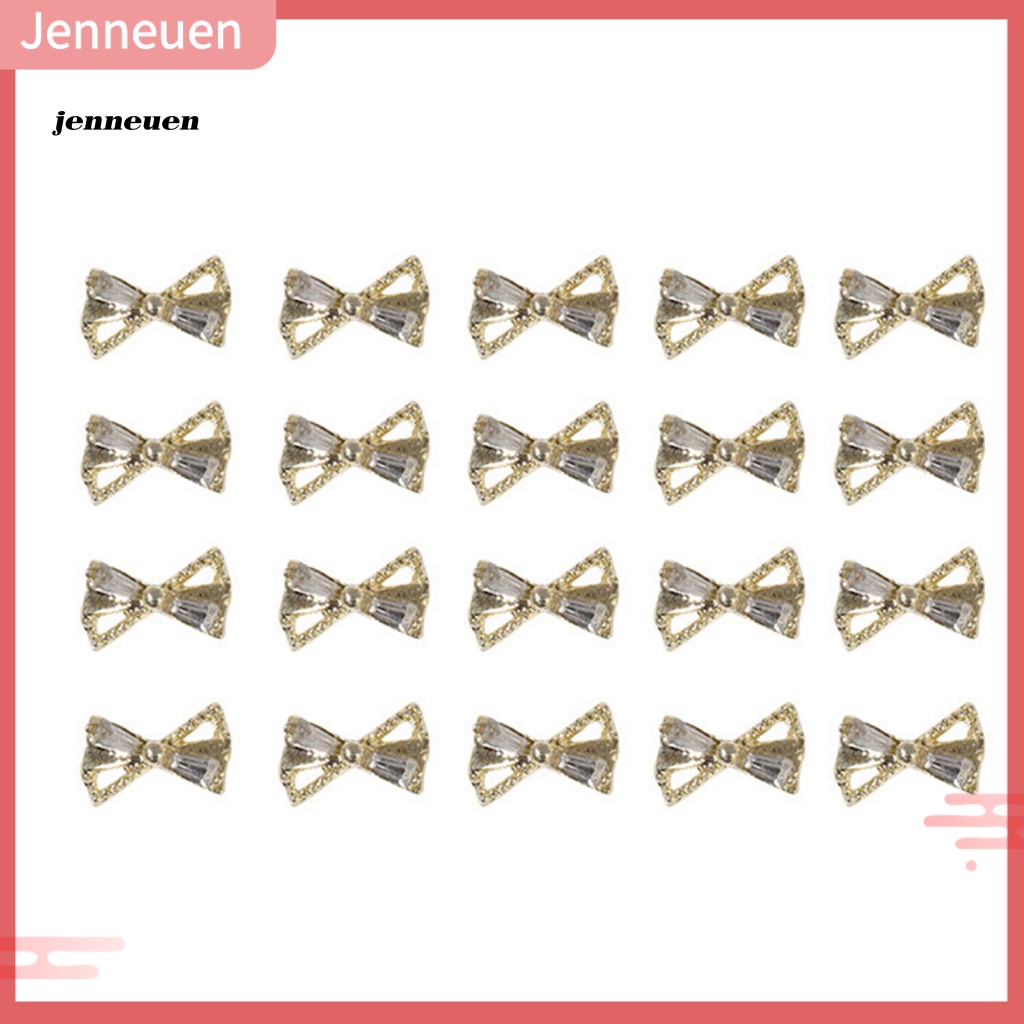 Túi 20 Phụ Kiện Đính Trang Trí Móng Tay Nghệ Thuật Bằng Hợp Kim Dành Cho Nữ