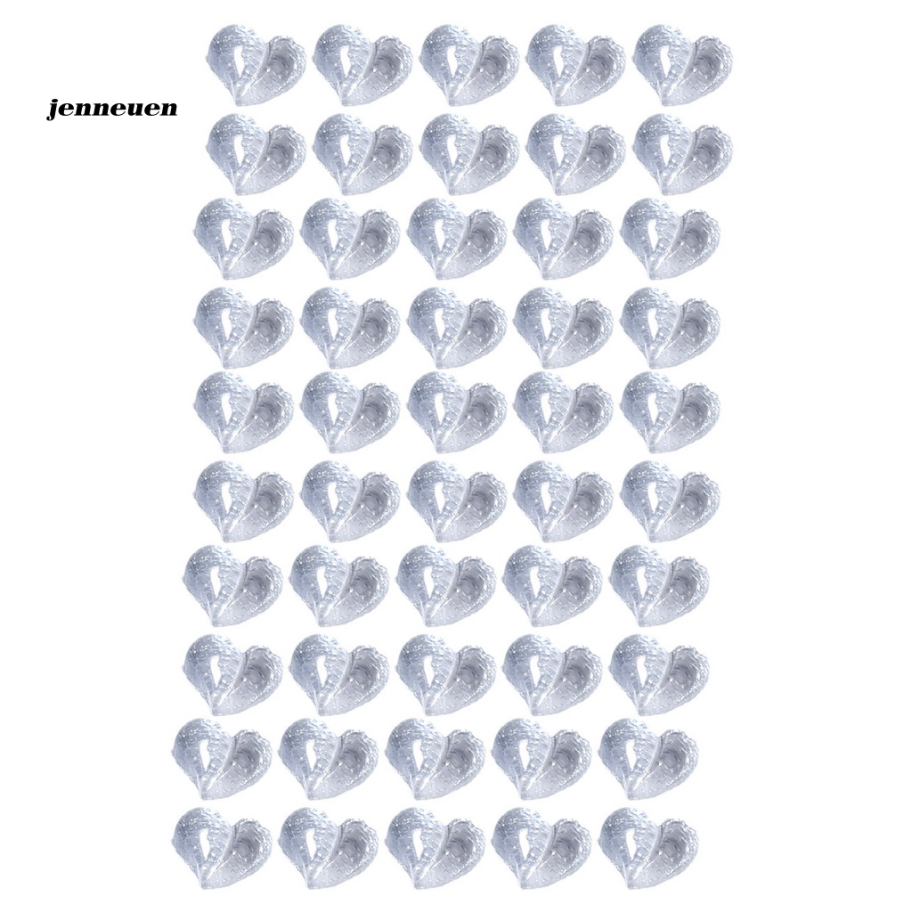 Set 50 Phụ Kiện Trang Trí Móng Tay Mini Hình Ngôi Sao / Trái Tim / Trái Tim Tinh Tế Cho Nữ Charms