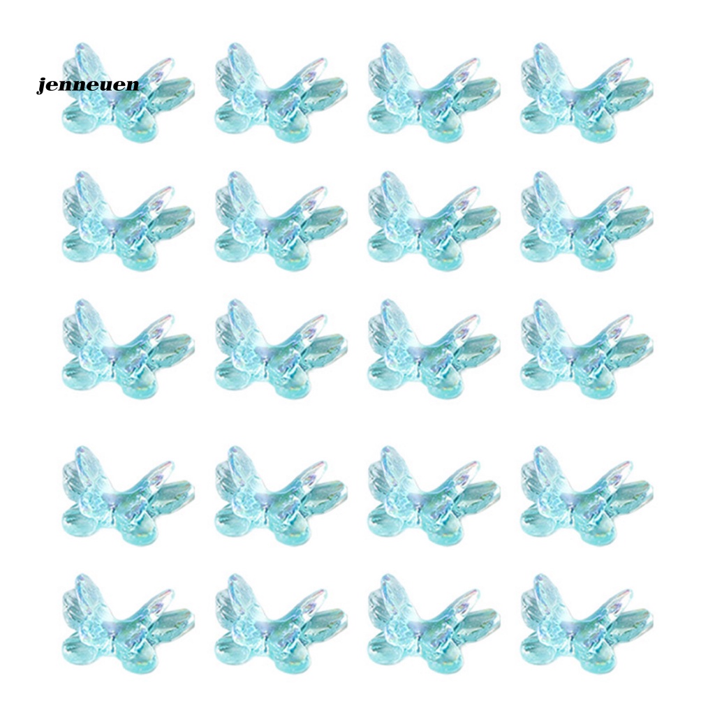 1 Túi Phụ Kiện Bươm Bướm 3D Trang Trí Móng Tay Nghệ Thuật