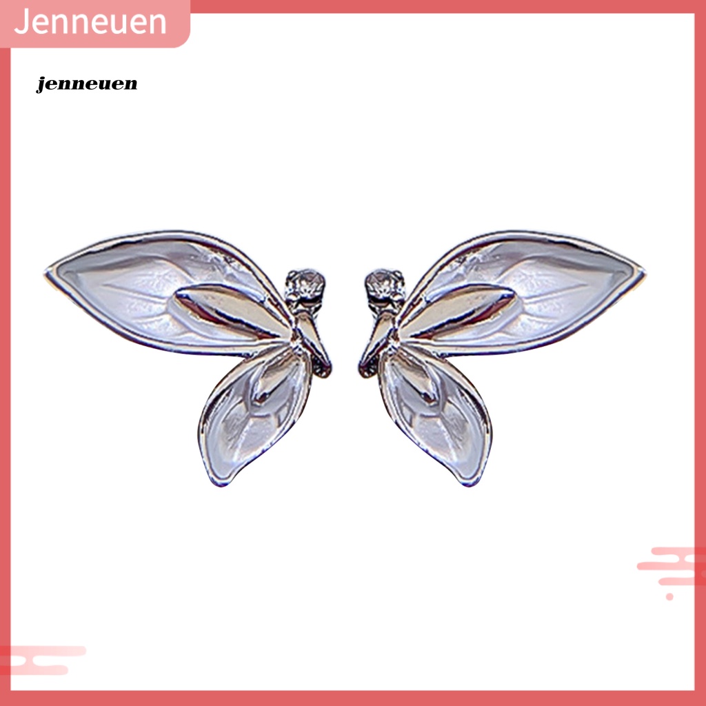 Set 10 Phụ Kiện Hình Cánh Bướm Không Phai Màu Trang Trí Móng Tay Có Thể Tháo Rời