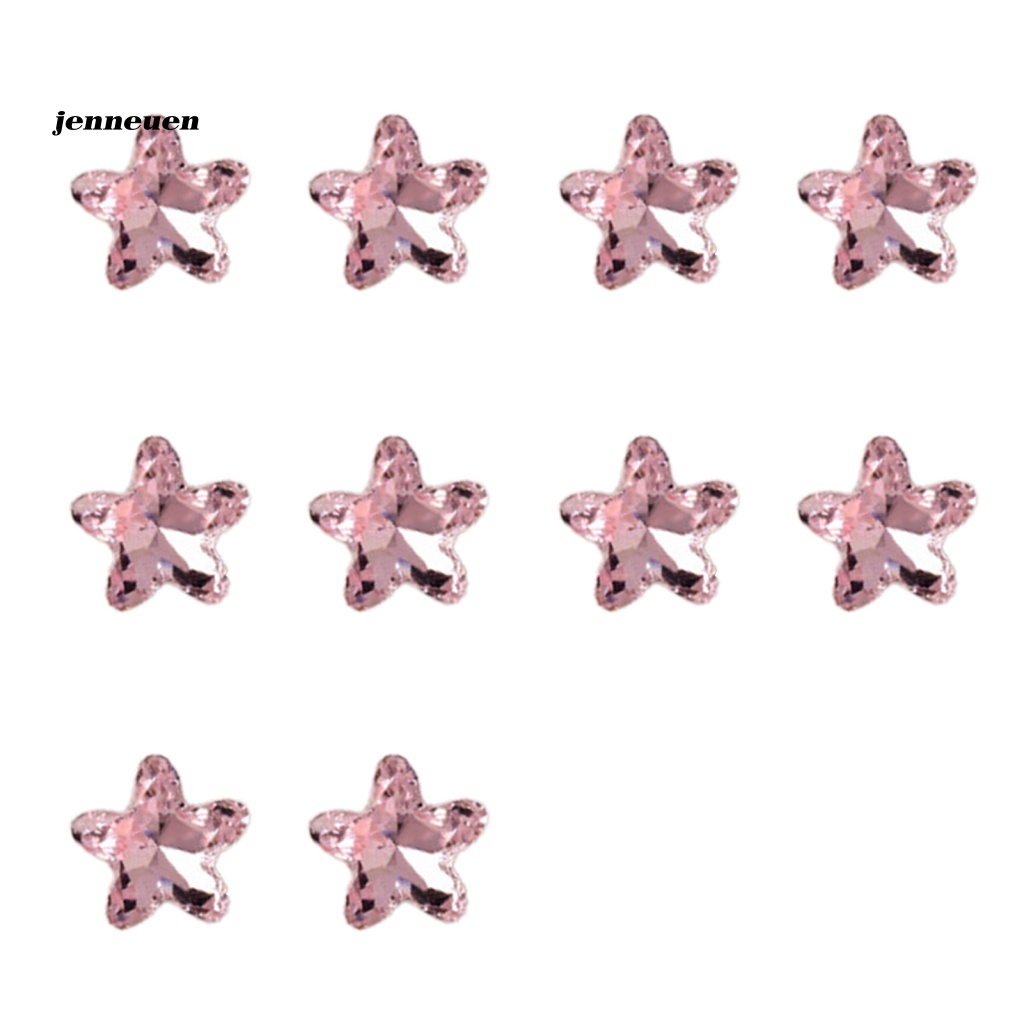 Set 10 Phụ Kiện Đá Đính Trang Trí Móng Tay Xinh Xắn Cho Nữ