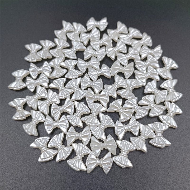 Hạt Ngọc Trai Giả Hình Nơ Bằng Nhựa ABS Dùng Làm Trang Sức DIY