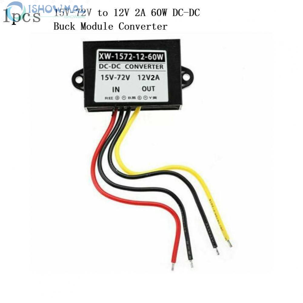 Mô Đun Hạ Áp 15V-72V 18V 24V 36V 48V 60V Sang 12V 2A 60W DC-DC Chuyên Dụng