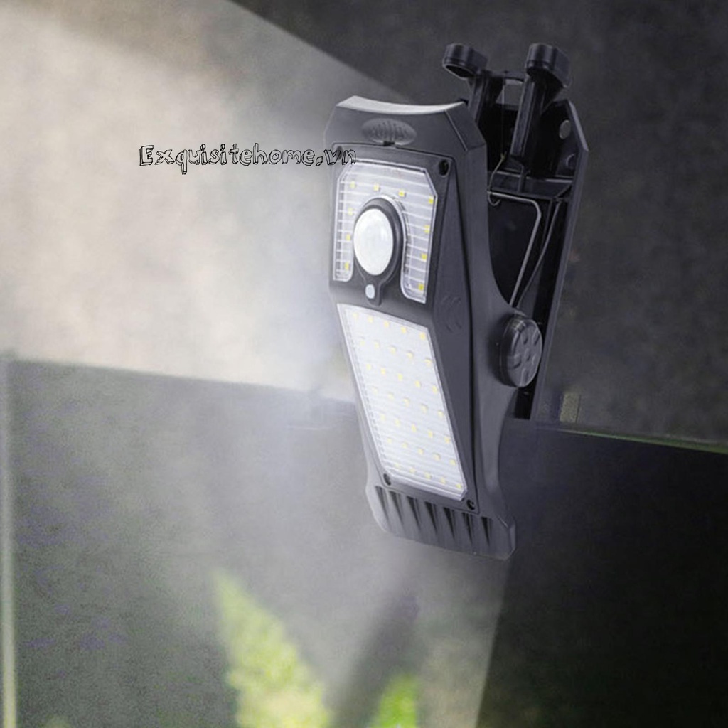 Đèn LED 45 Bóng Với 3 Khung Lắp Đặt, Cảm Biến Dùng Cho Hàng Rào Và Tường
