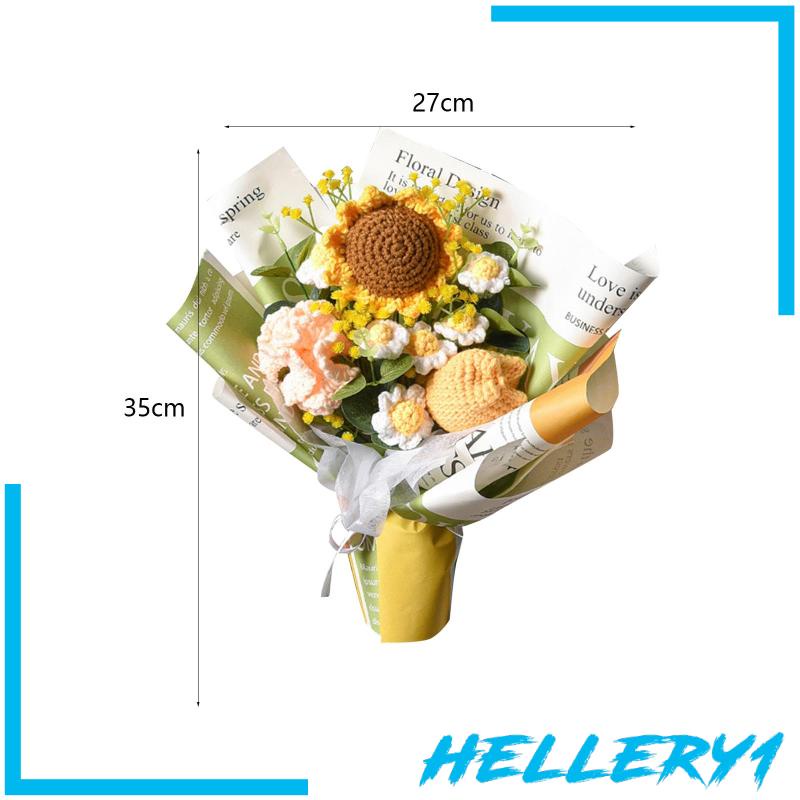 Bó Hoa Cúc May Mắn Đan Móc Hoàn Thiện Làm Quà Tặng Đám Cưới