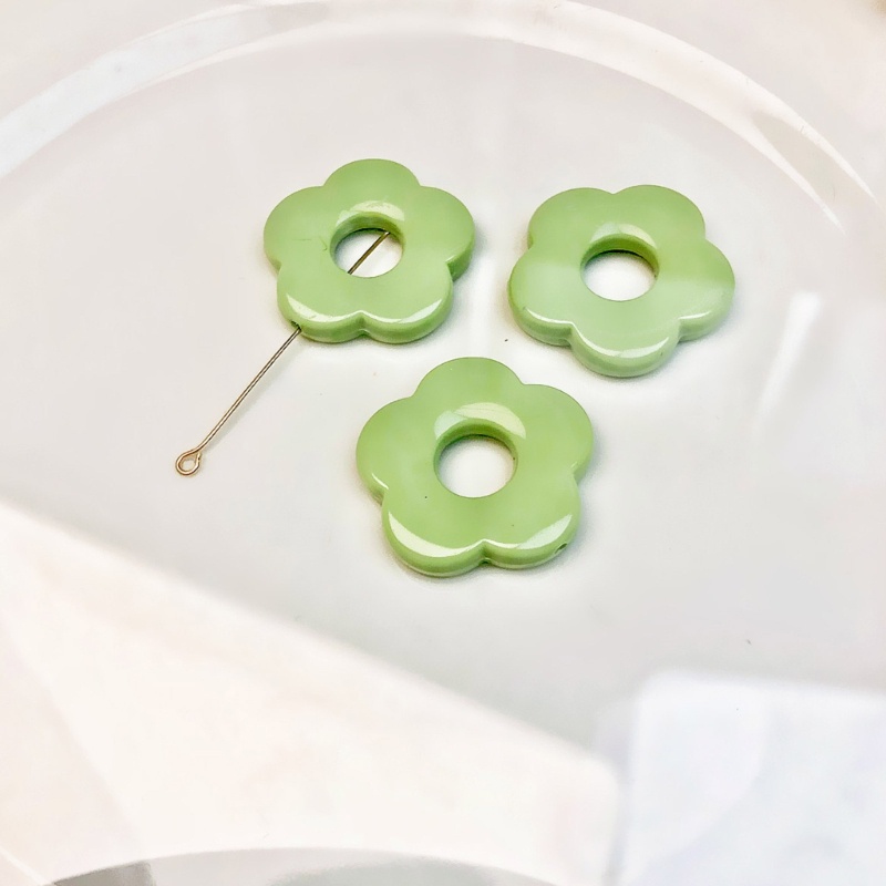 Vòng cổ Mặt Acrylic Hình Hoa Ngọt Ngào Phong Cách Bohemian Thời Trang Cho Nữ