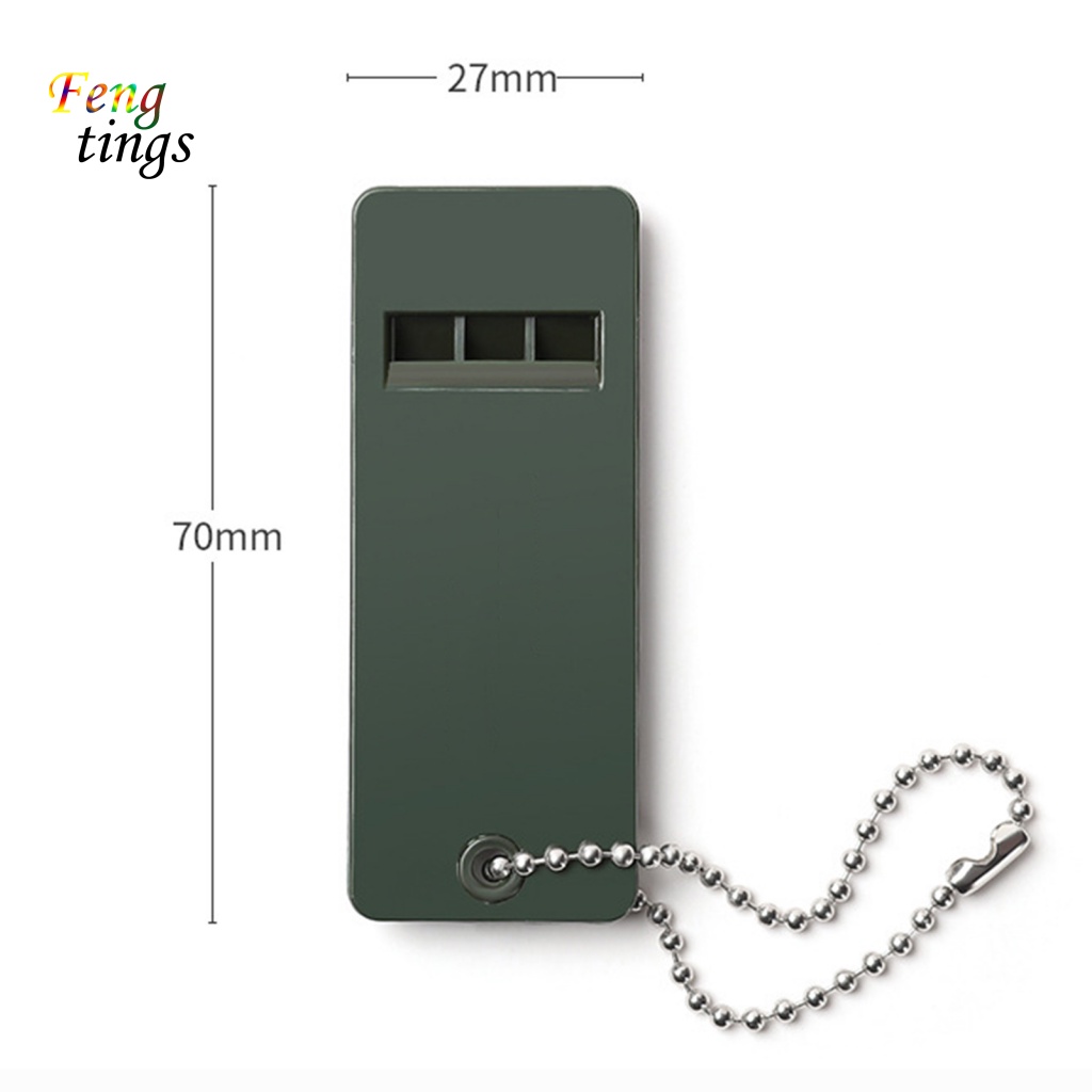 Set 2 Còi Thổi 3 Số Tiện Lợi Cho Hoạt Động Ngoài Trời