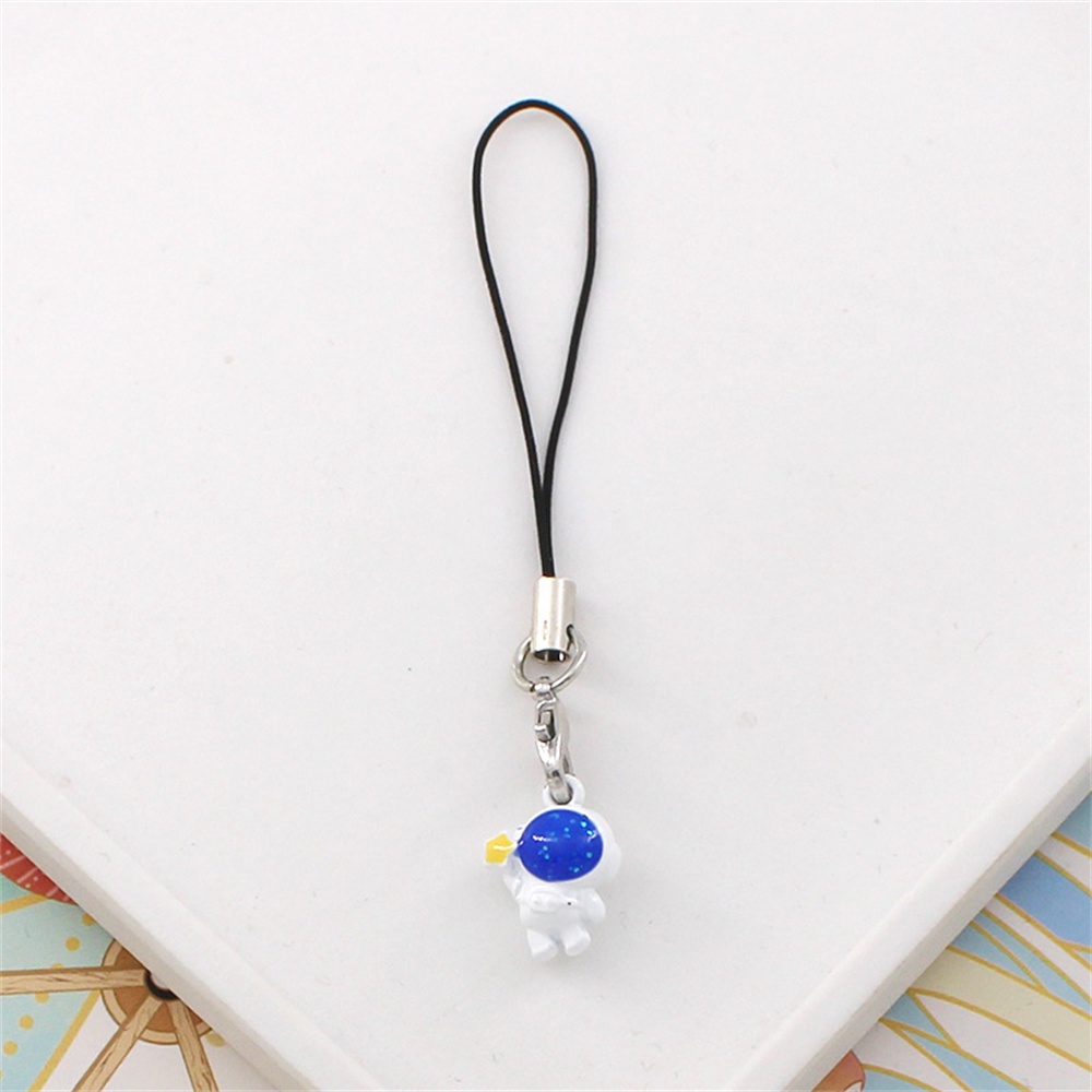 Móc Khóa Kim Loại Mini Hình Phi Hành Gia / Mặt Trăng / Ngôi Sao Dễ Thương Sáng Tạo Phù Hợp Làm Quà Cho