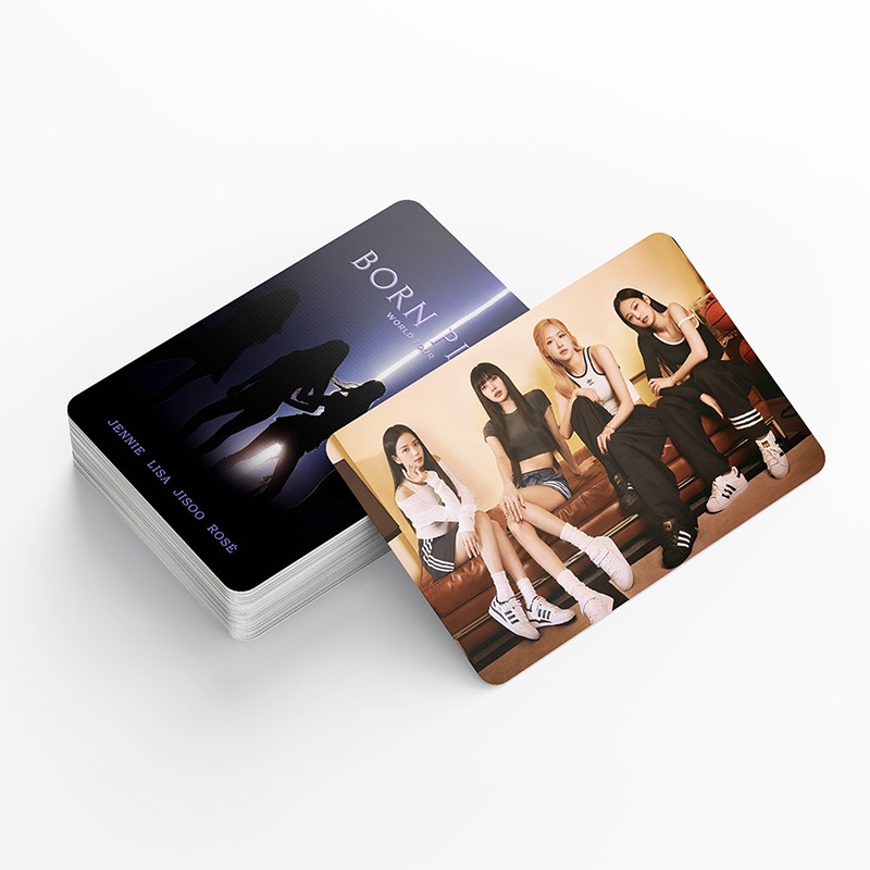 BLACKPINK Card Set 55 Tấm Thẻ Ảnh BORN PINK Kpop Lomo Card Hình Nhóm Nhạc