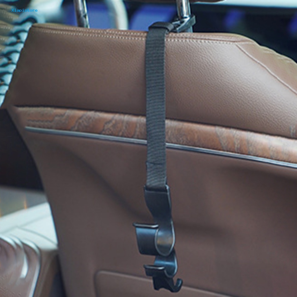 1 Cặp Móc Treo Dù Màu Đen Đa Năng Có Thể Điều Chỉnh Tiện Dụng Cho Xe Hơi