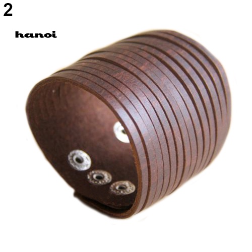 Vòng Tay Giả Da Nhiều Lớp Thời Trang Cho Nam Nữ