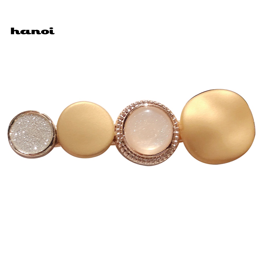 Kẹp Tóc Tròn Lấp Lánh Thời Trang Cho Nữ