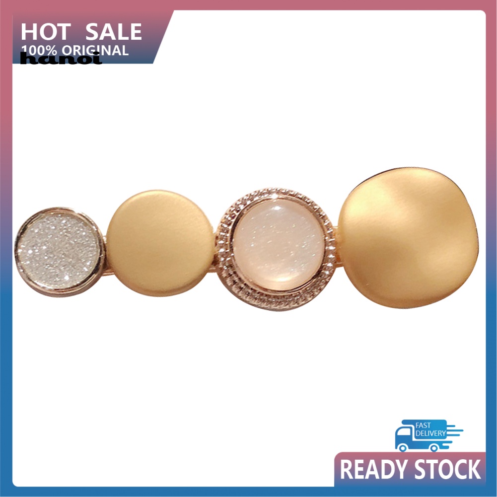 Kẹp Tóc Tròn Lấp Lánh Thời Trang Cho Nữ