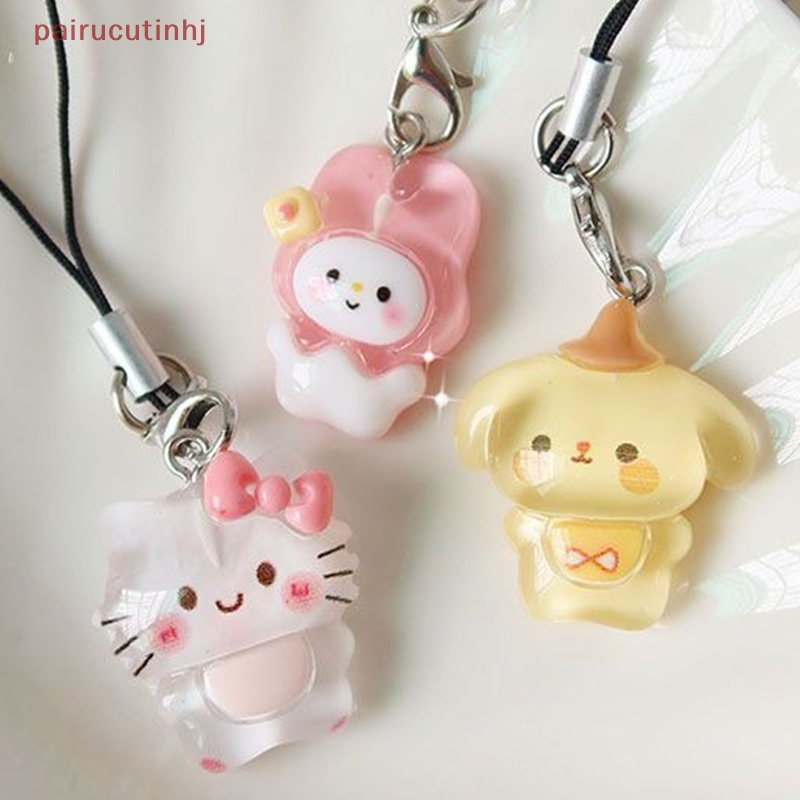 Cặp Búp Bê Sanrio Kuromi My Melody Cinnamoroll Dễ Thương Trang Trí Ba Lô / Điện Thoại iPhone