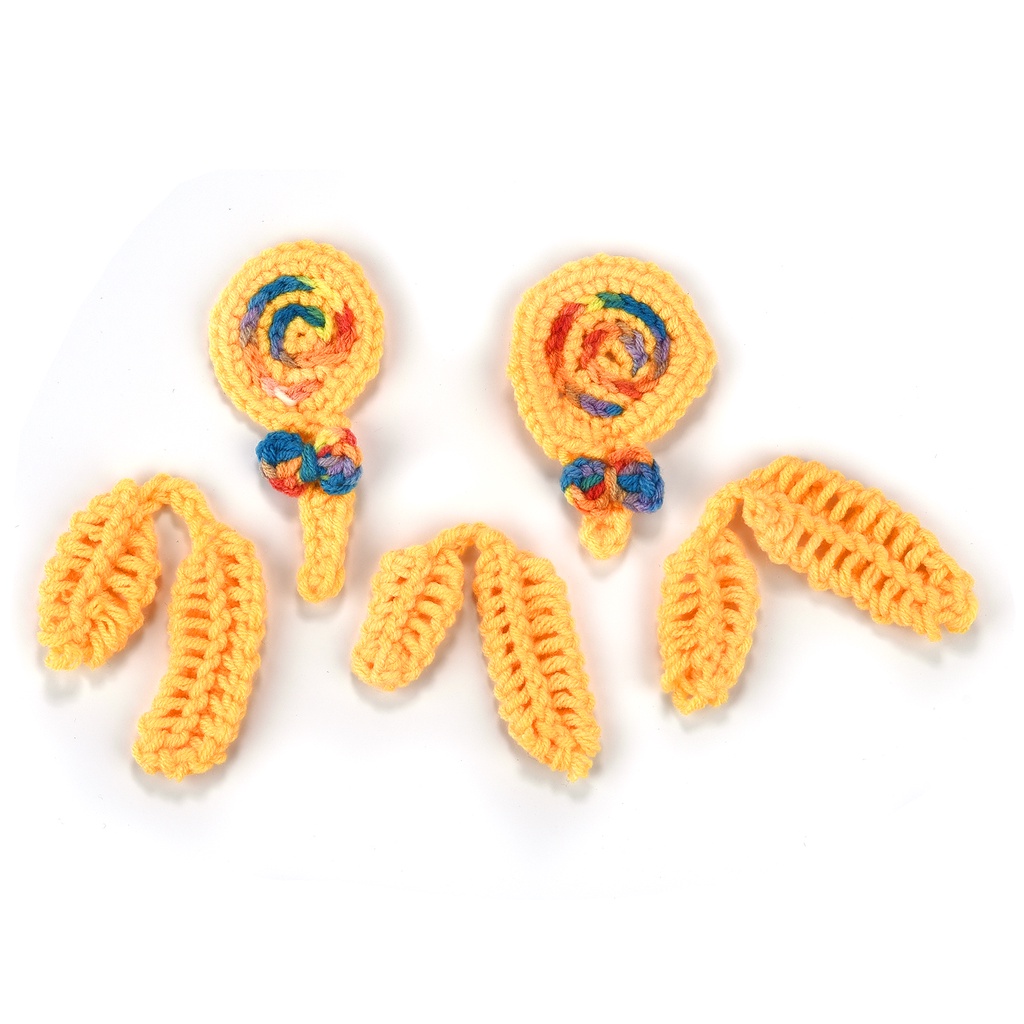 16pcs kim dệt kim ABS xử lý crochet xử lý kim đặt 0.5mm - 2.5mm sợi len đan kim dụng cụ