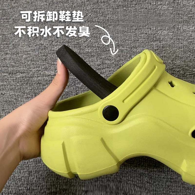 Serein dép nữ dép sandal nữ dép cross dép bánh mì đế cao giày đế cao 2023 NEW JUL1910