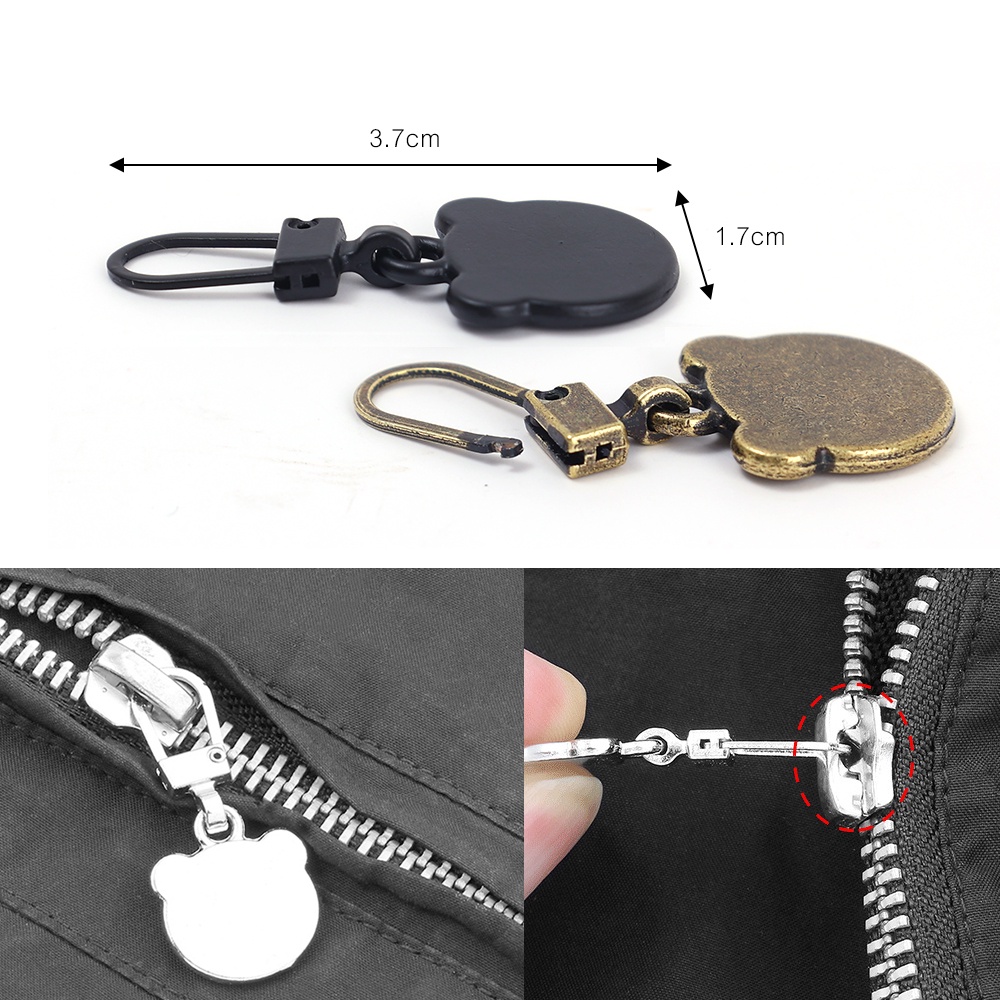Túi Xách Có Khóa Kéo Đa Năng Đầu Khóa Kéo In Hình Hoạt Hình Dễ Thương