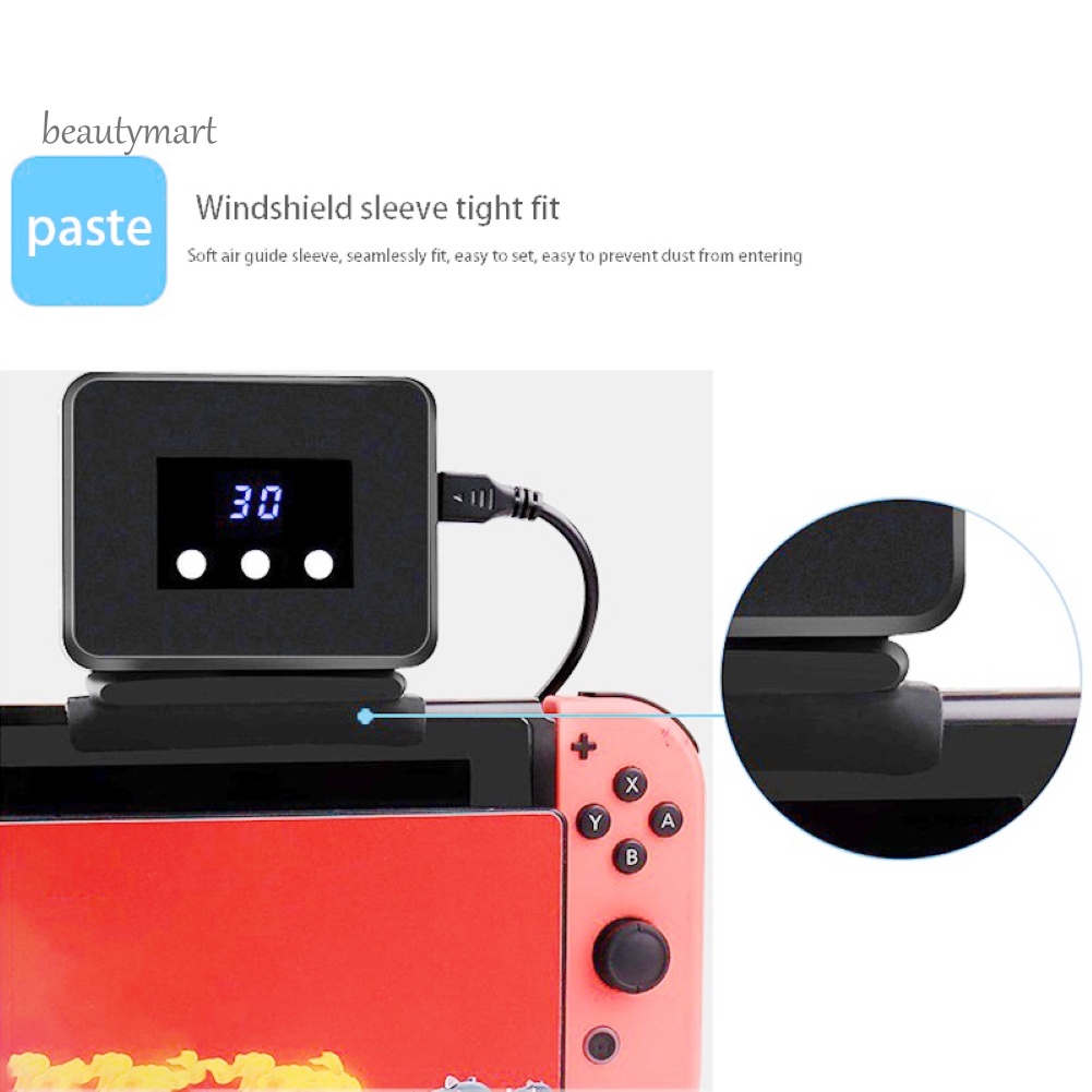 Quạt TảN NhiệT MàN HìNh LED beautymartm1 Cho MáY Chơi Game Nintendo Switch