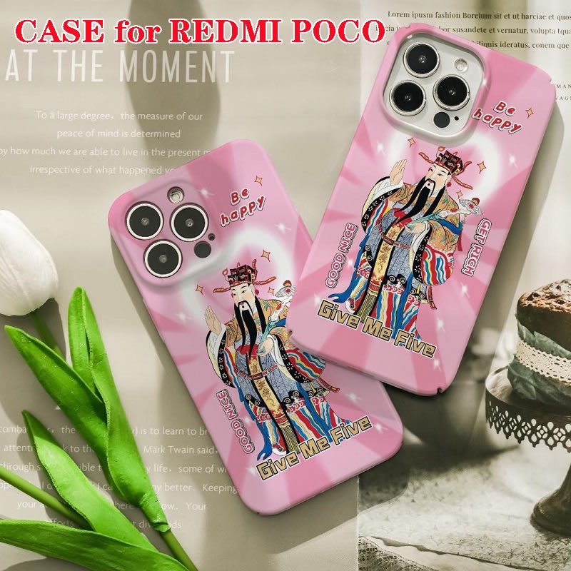 Ốp Điện Thoại Cứng Mỏng In Hình Thần Tài Cho Redmi Note 12 5G 11 Pro + 11S 10 2022 12C A1 POCO X4 GT X3 X2 M4 M3 Pro F4 F3 F2