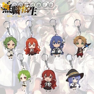Móc khóa mushoku tensei: jobless reincarnation chất liệu acrylic
