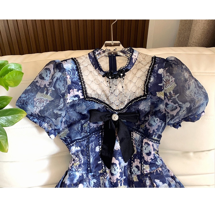 Đầm Maxi Phong Cách Retro 20237