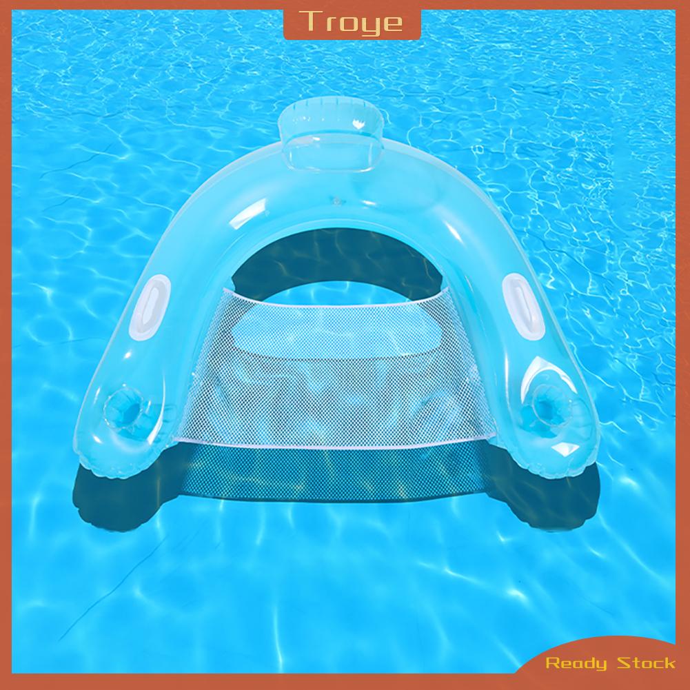 ❀ Troye troye ❀ Ghế Phao Bơi Bơm Hơi Bằng PVC Có Thể Gấp Gọn Tiện Dụng Cho Người Lớn