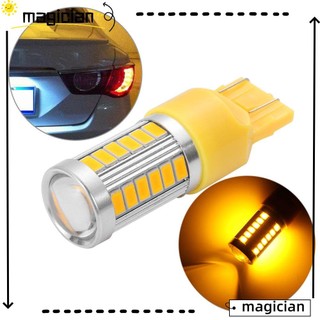 Bóng Đèn LED Phanh Xe Ánh Sáng Vàng 33SMD 5730 T20 W21/5W 7443