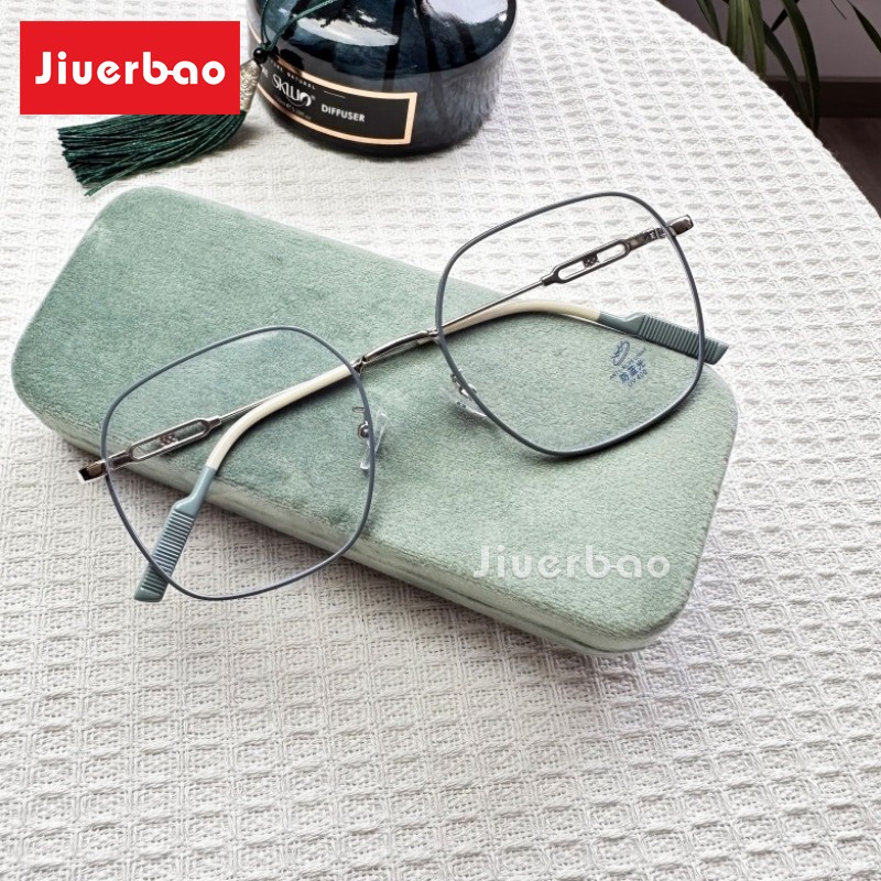 Mắt Kính Chống Bức Xạ Gọng Kim Loại Thiết Kế Mới Thời Trang Theo Phong Cách Nhật Bản Cho Cả Nam Và Nữ 53-18 - 141